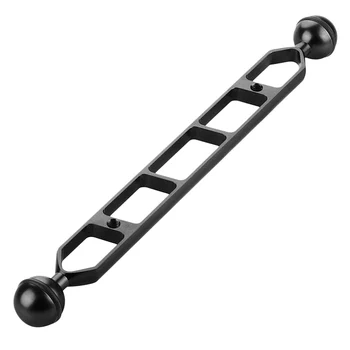 

Universal for Gopro Photography Bracket Diving Fill Light Arm 11 Inch Ball Head Light Arm Butterfly Clip Connecting Rod