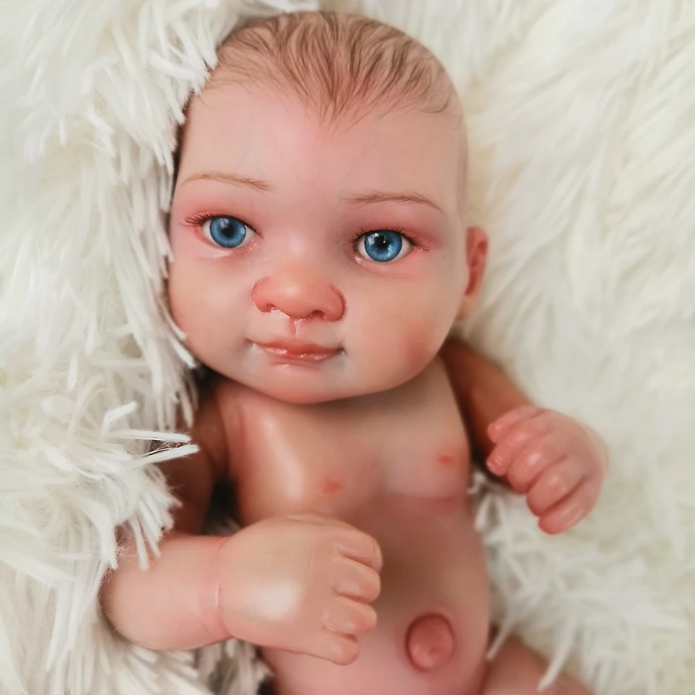 OtardDolls 10 дюймов Reborn baby doll картина ручной работы волос мини Bebe Кукла Новорожденный bonecas Игрушки для девочек подарок на день рождения