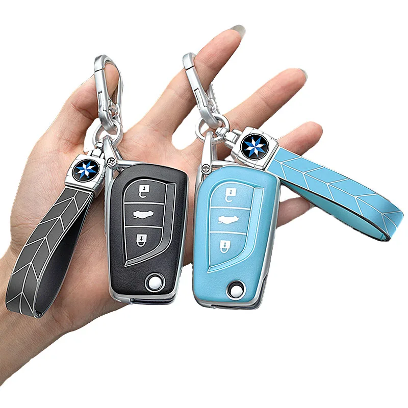 1 чехол для автомобильного ключа Toyota Highlander RAV4 Izoa CHR Levin Camry Corolla reiz 2010 2011 2012 2013 2014 2015