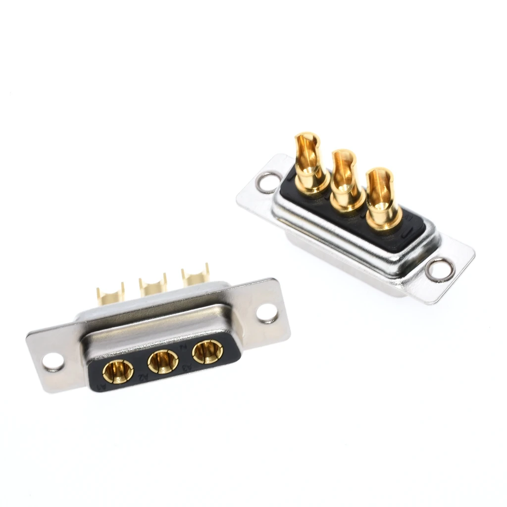 Female 10 шт. высокий ток 3 pin D-SUB 3W3 30A дБ Женский Мужской сварочный адаптер - Цвет: Female