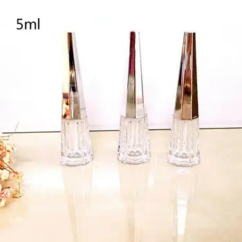 

3/5pcs 5ml Empty Clear Lip Gloss Tube Conical Shape Lip Balm Bottle Containers Plastic Triangle Cosmetic Bottle