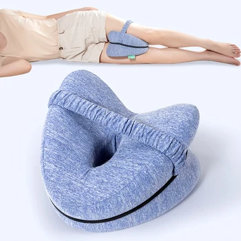 

Orthopedic Pillow Leg Pillow Pregnancy Body Memory Foam Pillow Slow Rebound Side Sleeper Sciatica Relief