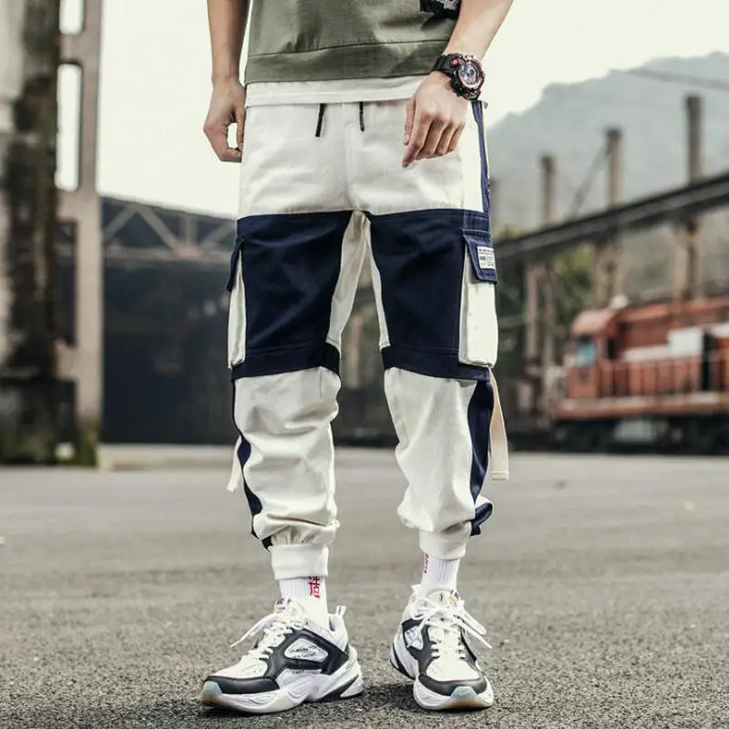 Ribbons Harem Max 87% OFF Sales results No. 1 Joggers Men Cargo Pants Hip Ca Hop Streetwear 2021