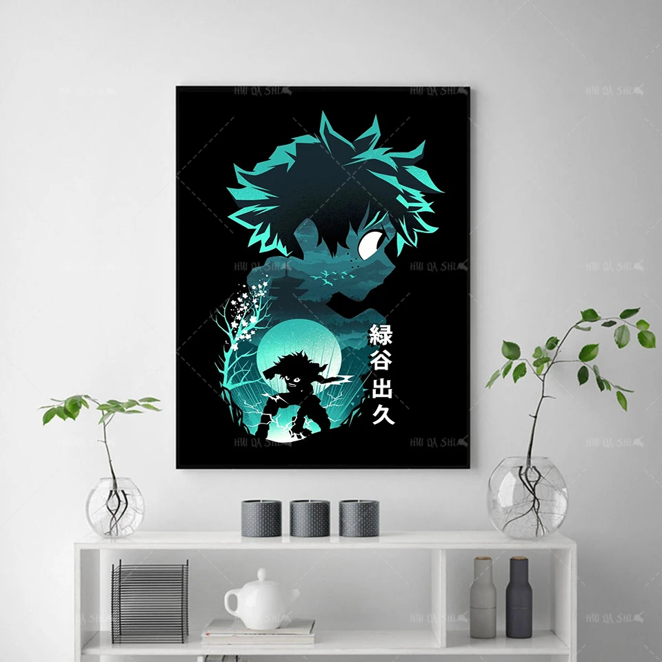 

Home Decor My Hero Academia Canvas Painting Modular Popular Picture Prints Modern Artwork Living Room Bedroom Wall Anime Poster