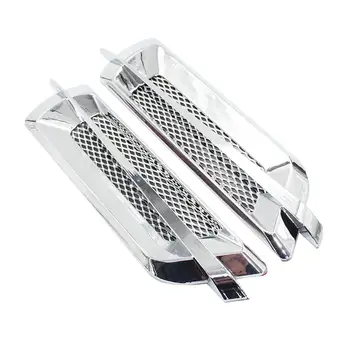 

2X Car Side Air Flow Vent Fender Side Cover Intake Grille Decorative Sticker
