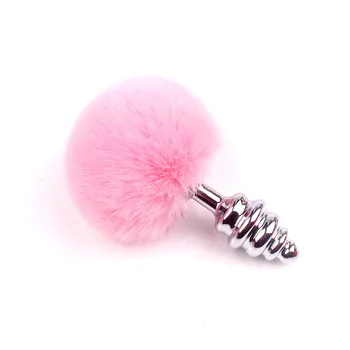 candy-pink-rabbit-tail-anal-plug-spiral