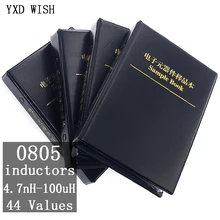 

44Values x 25pcs 0805 4.7nH-100uH SMD SMT Chip inductors Assortment Kit Sample Book 4.7nH 6.8nH 10nH 100nH 470nH 10uH 2.2uH