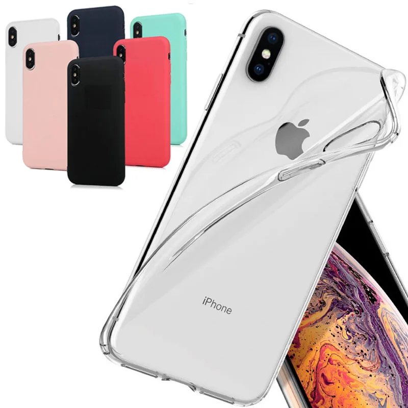 Чехол для apple iPhone 6 plus 6S 8 7 XS MAX XR SE 2 2020 11 pro max прозрачный мягкий защитный чехол 6s