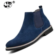 Винтажные Модные мужские повседневные сапоги из натуральной кожи с острым носком; высококачественные мужские ботинки «Челси»; зимняя обувь в стиле ретро; 986