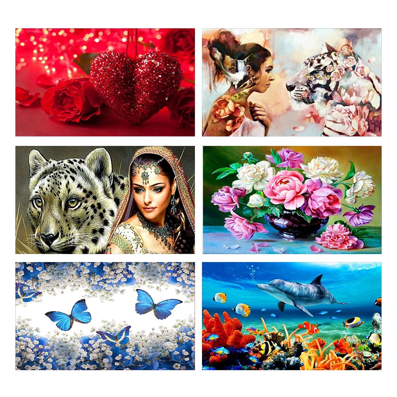 

5d Diy Round Diamond Painting Cross Stitch Kit Diamond Embroidery Diamond Mosaic Art Pattern Diamond Painting Kit Home Decor