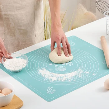 

Silicone Baking Mats Sheet Pizza Dough Non-Stick Maker Holder Pastry Kitchen Gadgets Cooking Tools Utensils Bakeware Accessories