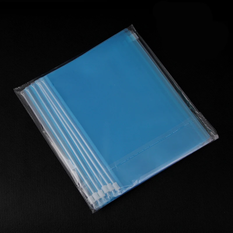

12pcs/set A4 File Folder A5 Zipper bag A6 Pencil case Transparent PVC File document bag office folders student stationery