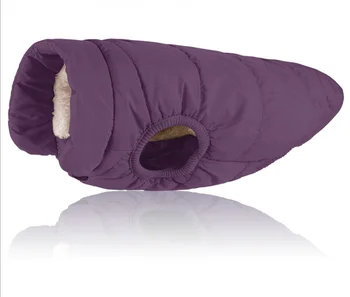 

Dog Clothes Winter Pet Warn Jacket Vest Heavy Fleece Winderbreaker Golden Retriever Outfit Coat Waterproof Small Dogs Clothes