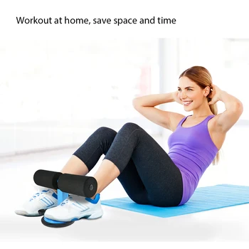 

TOMSHOO Muscle Training Sit Up Bars Stand Abdominal Core Total Crunch Home Gym Self-Suction Assist Bar Stand Fitness Equipment