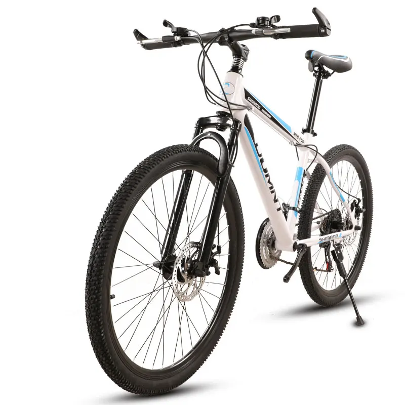 Mountain Bike 26 Inch Variable Speed Road Shock Absorption Double Disc Brakes Student Men and Women Bicycle Mountain Bike 26 Inch Variable Speed Road Shock Absorption Double Disc Brakes Student Men and Women Bicycle