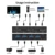 AIMOS AM-KVM 201CL 2-in-1 HDMI-совместимый/USB KVM Switch Support HD 2K*4K 2 Хоста Share 1 Монитор/Клавиатура и мышь Set KVM Switch
