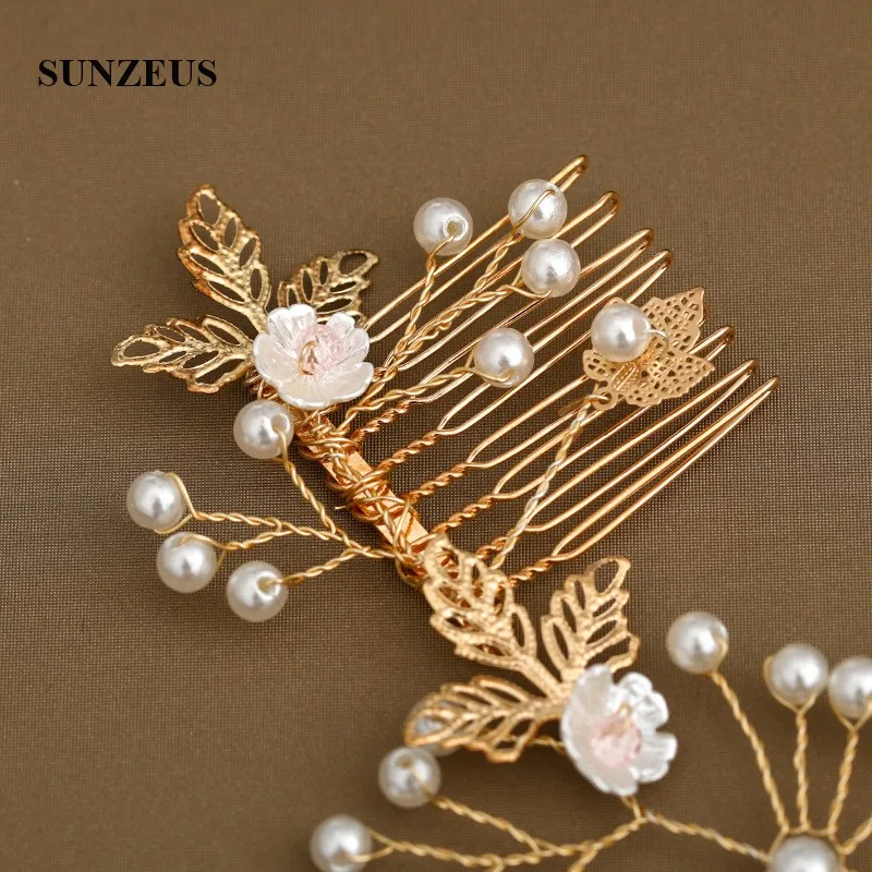 conew_gold wedding hair accessories  (3)