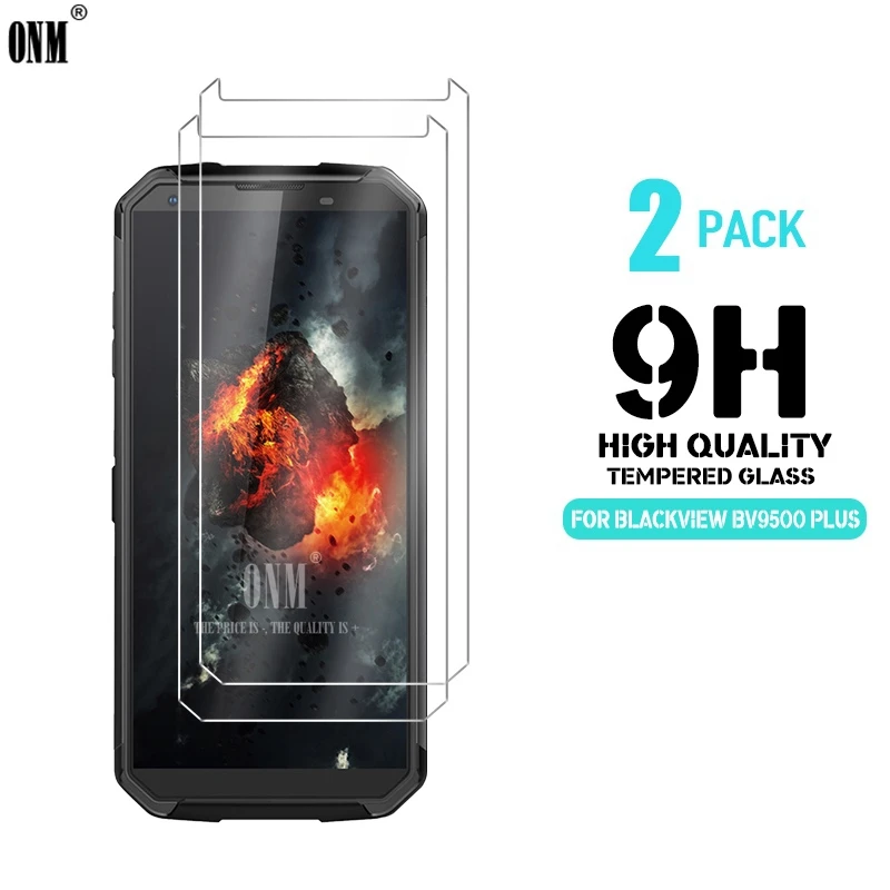 2Pcs Tempered Glass For Blackview BV9500 Plus Screen Protector Pro Protective Film | Мобильные телефоны и аксессуары