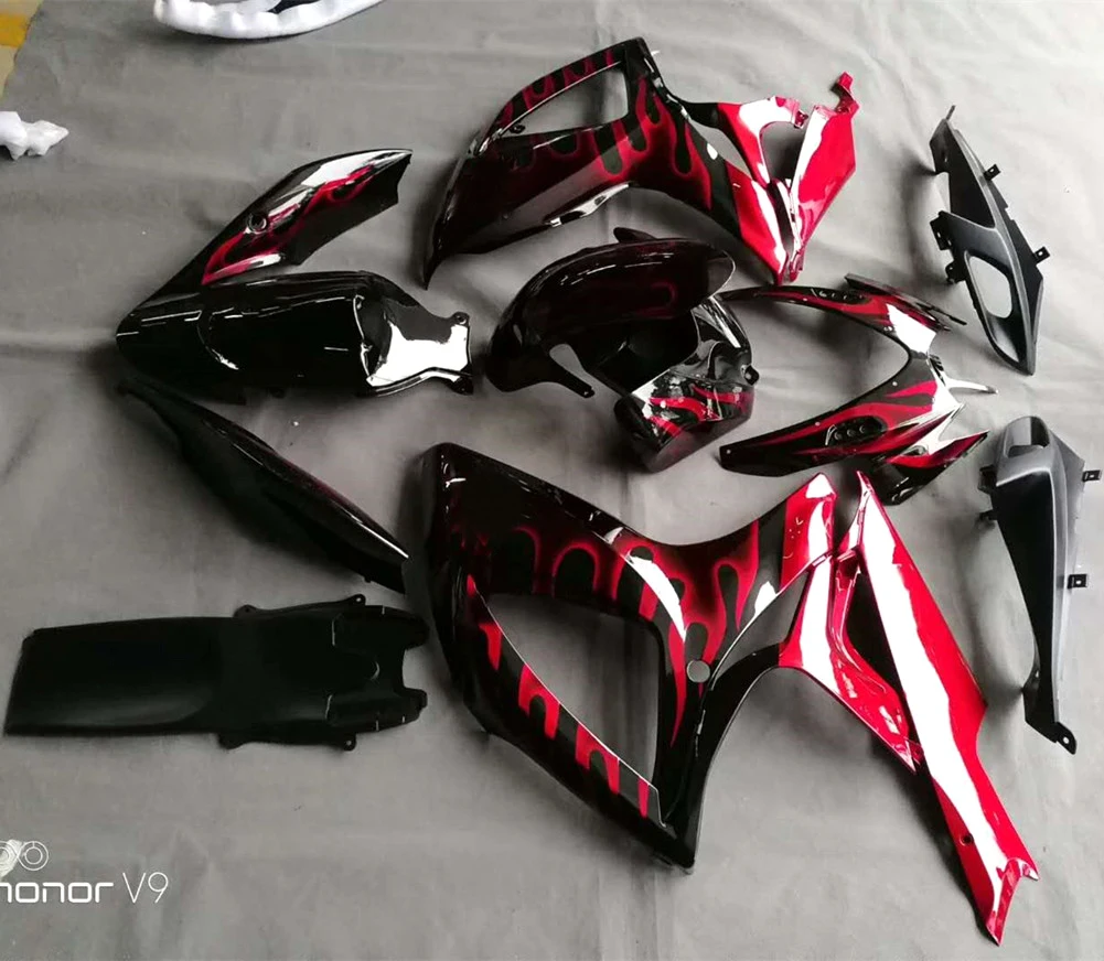 GSXR600 GSXR750 K6 06 07 полные комплекты обтекателей боковая панель крыло крышка полная