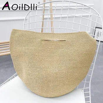 

Summer tide portable straw bag Korean version of the wild handbag Rafia woven handbag wholesale