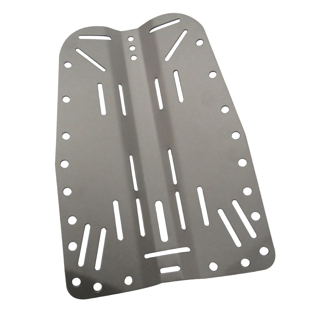 Lightweight Titanium Alloy Dive Backplate Scuba Diving BCD Harness Back Plate Scuba Diving Back Plate for Water Sports 
