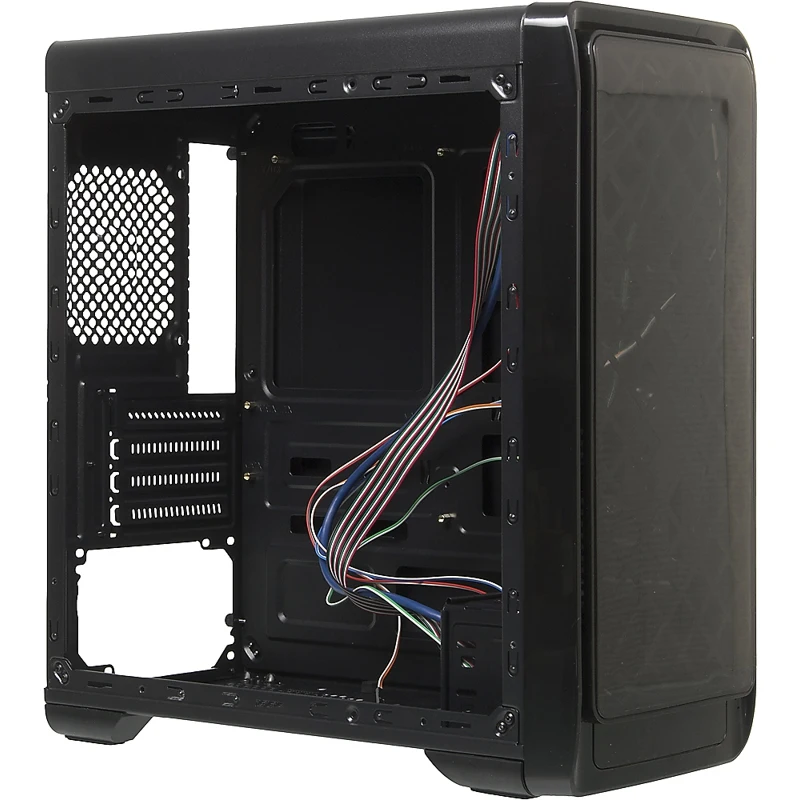 Корпус Accord A-SMB черный без БП mATX 5x120mm 2xUSB2.0 1xUSB3.0 audio bott PSU