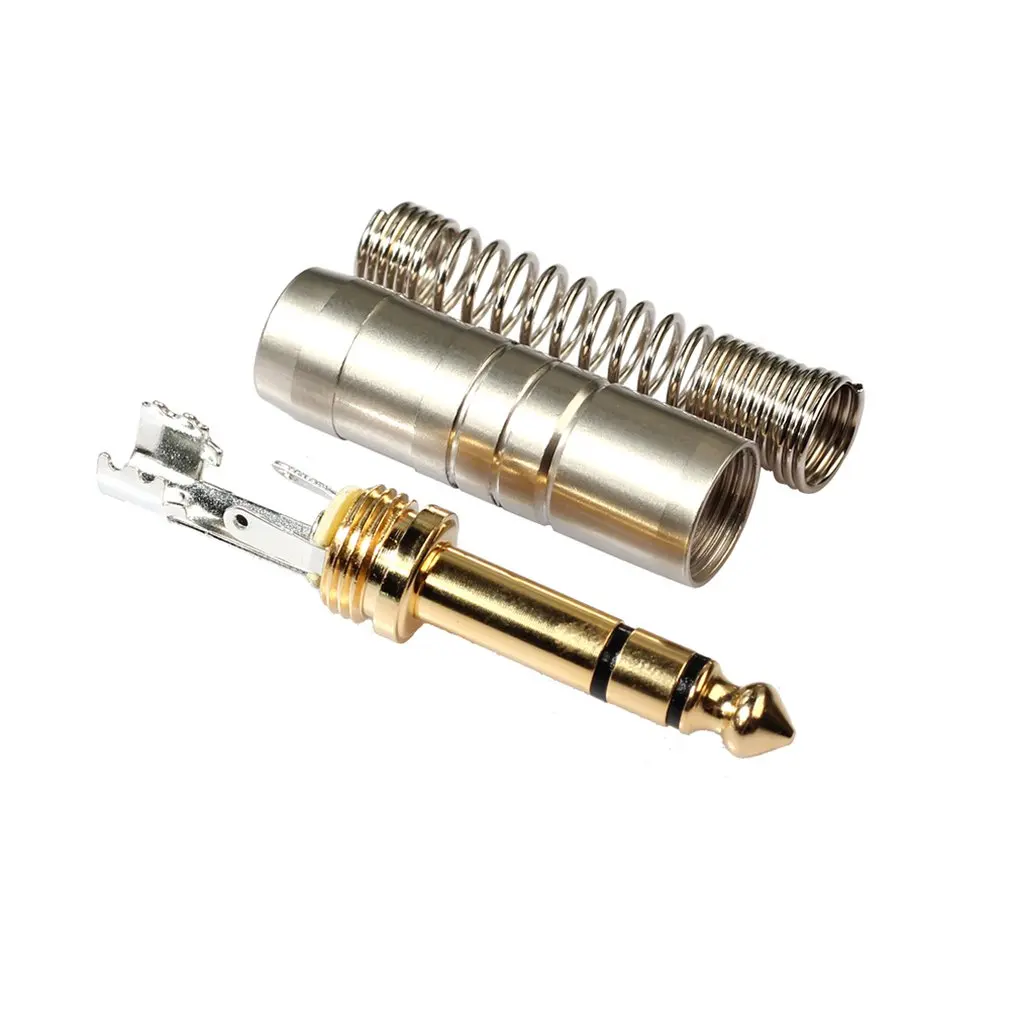 

6.35Mm Jack Male Plug Stereo Connector To 6.5Mm Female Connector For Microphone Professional Compact Connector Portable Tc030