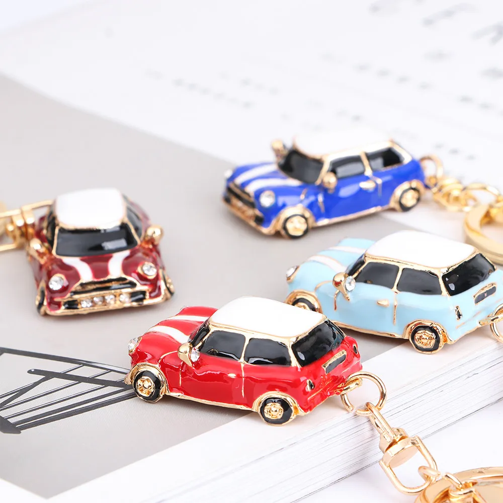 Hot sale Mini Car Key Chain New metal Varied Key Holder Fashion Bag