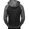 Men Designer Jacket Autumn Winter Zipper Hooded Jacket Men LongSleeve Patchwork Mens Fashion Jackets Slim Fit Outerwear Coat Men ► Photo 2/6