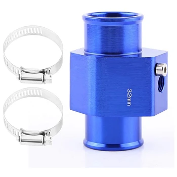 

Car Aluminum Water Temp Temperature Joint Pipe Sensor Gauge Radiator Hose Adapter Clamps 26-40MM (32MM)