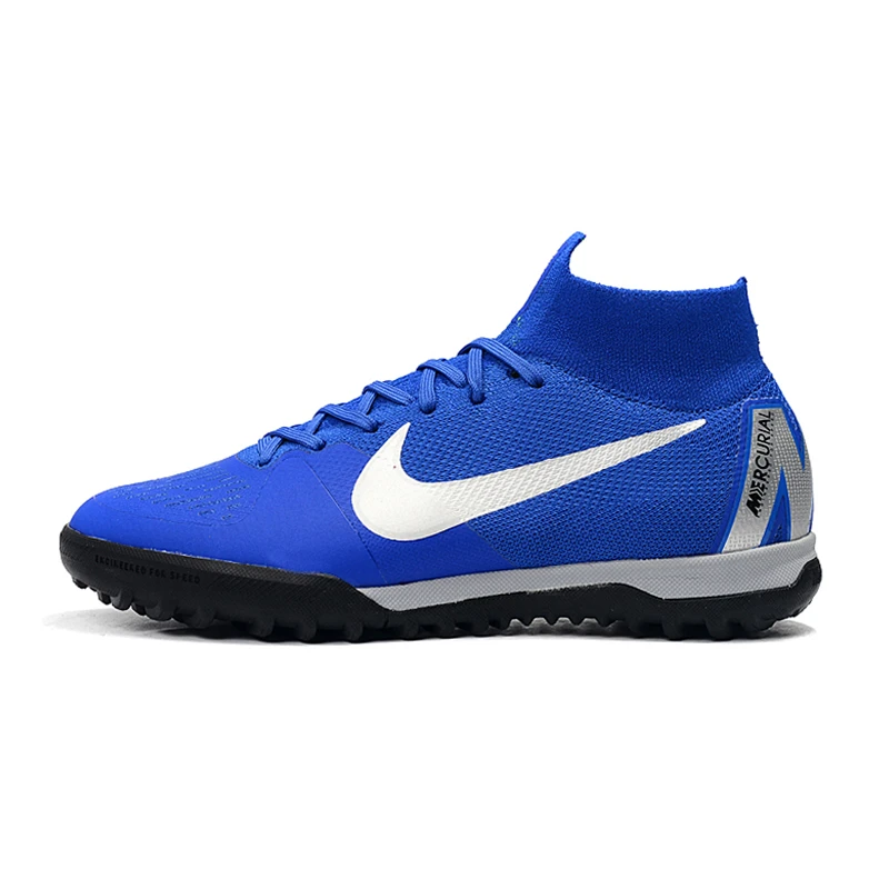 Nike Mercurial Superfly X VI 360 Elite TF 36-39 футбольные бутсы женские футбольные бутсы Euphoria Pack уличные игры на лужайке - Цвет: Синий