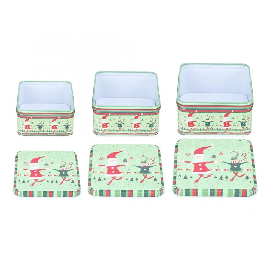 3 шт./компл. милые рождественские конфеты коробки печенья может Ornamnet