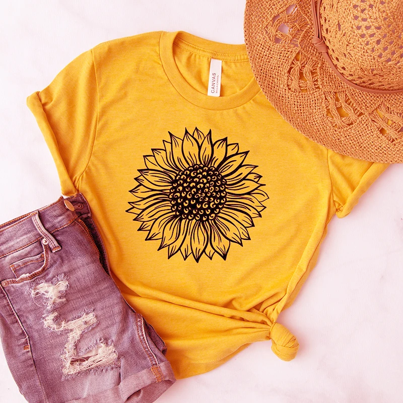 sunflower shirts for women