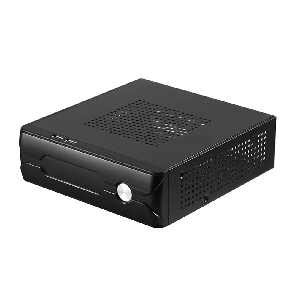 Host Mini ITX Office Practical Home Computer Case 2.0 USB With Radiator Hole HTPC Power Supply Horizontal Metal Desktop Chassis Host Mini ITX Office Practical Home Computer Case 2.0 USB With Radiator Hole HTPC Power Supply Horizontal Metal Desktop Chassis