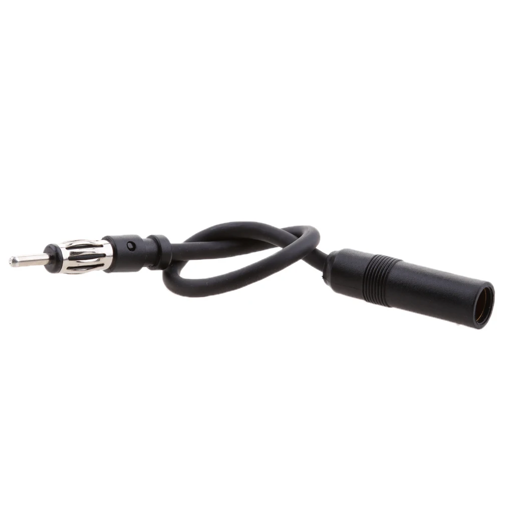Auto Antenna Extension Cord Male Female Car AM FM Adapter Cable 9.84 Inch