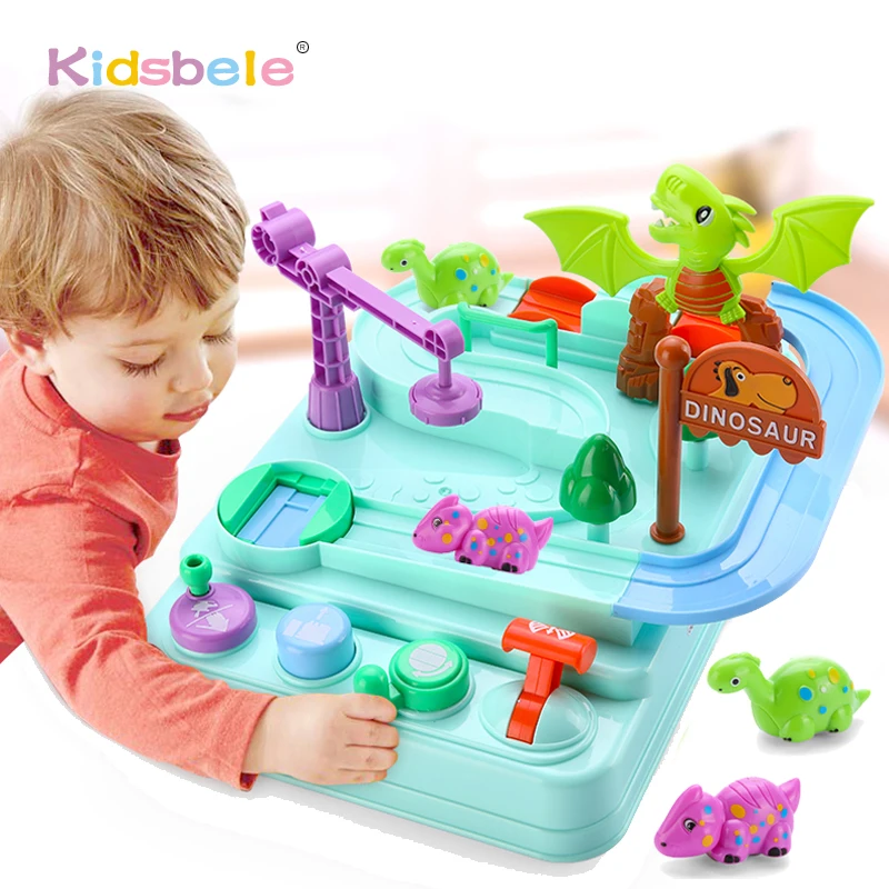 Bebe Education Railcar Jouet Bebe Dinosaure Jouets Voiture Aventure Labyrinthe Jouet Piste Voiture Jeux De Table Puzzle Jouets Cadeau D Anniversaire Garcons Jouet Aliexpress