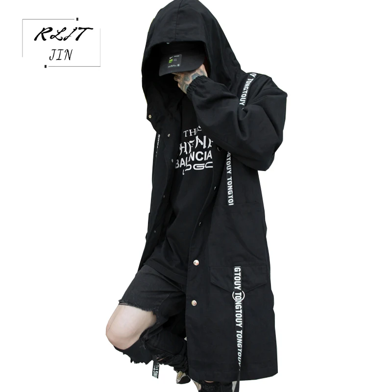 

New Diablo Style Streetwear Jaqueta Masculino Print Stranger Things Jackets Pocket Medium style Jacket Men Ribbon veste homme