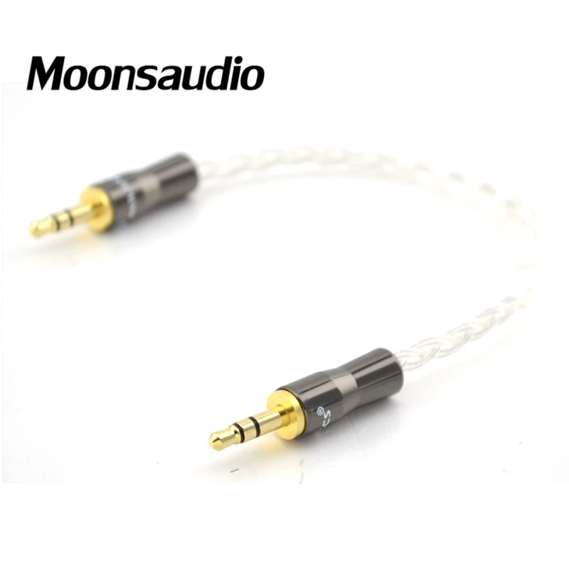 ONE piece hi end 6TC 6N OCC silver plated headphone cable 3 5mm Audio Stereo Cable