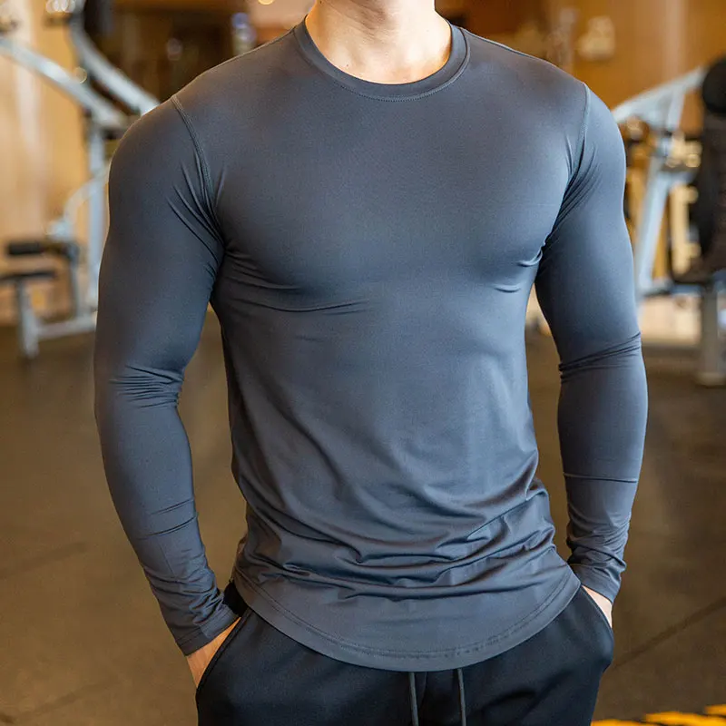 Long Sleeve Quick Dry Men's Sports & Workout T Shirt - Men's Fitness Apparel,  Men's Sports & Fitness T Shirts