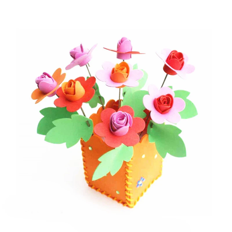 Saizhi игрушки для детей ремесла Дети DIY цветочный горшок Горшечное растение детский сад Обучающие Развивающие игрушки Обучающие приспособления игрушка