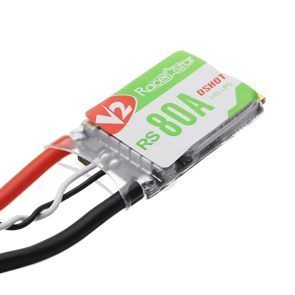 Racerstar RS80A V2 80A blheli _ S BB2 2-6S DShot600 готовый бесщеточный ESC встроенный светодиодный RGB