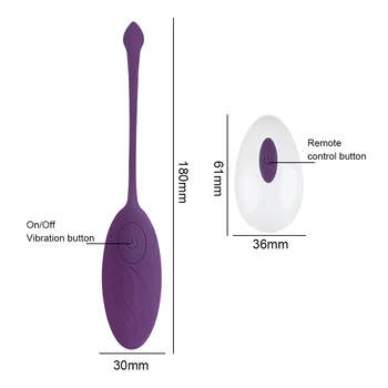 Jumping Vibrating Egg Vagina Vibrator Kegel Ball Clitoris Stimulator Remote Control G-Spot Massage for Women Sex Shop 6