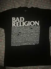 Rare Bad Religion Shirt.Black Flag/Circle Jerks/Social Distortion/NOFX/Pennywise Casual Short Sleeve T shirt Novelty Rare Bad Religion Shirt.Black Flag/Circle Jerks/Social Distortion/NOFX/Pennywise Casual Short Sleeve T shirt Novelty