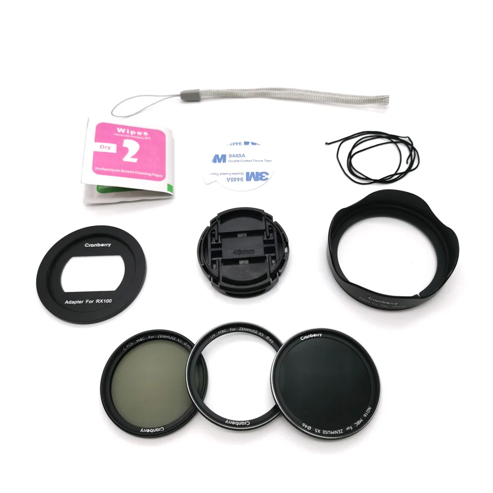 JINSERTA UV CPL ND16 набор переходных колец для sony RX100 M6 II M7 крышка объектива камеры для sony RX100 M6 II M7 аксессуары для камеры
