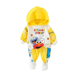 Sweat à capuche et pantalon pour bébé garçon et fille, 2 pièces/ensemble, Costume décontracté, survêtement pour enfant en bas âge, nouvelle collection printemps automne 