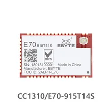 E70-915T14S CC1310 915 МГц двухъядерный микроконтроллер rf приемопередатчик SMD 14dBm PEX антенна 915 МГц приемник передатчика
