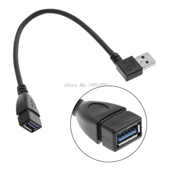 

USB 3.0 Type A Left/Right Angle 90 Degree Male To Straight Female Adapter Cable Extension Cord Whosale & Dropship