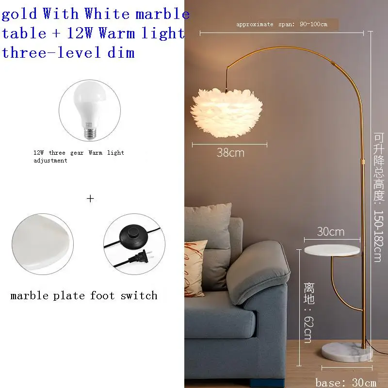 Tripot Lampada Da Terra Staande потолочный Voor Woonkamer Lampadaire лампа для салона Гостиная Lampara де