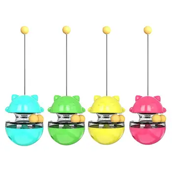 

Pet Leaking Device 4 Colors Anti-Wear Durable ABS Multifunctional Dog Feeding Basin Tumbler Pet Feeding Cat Tumbler Toy
