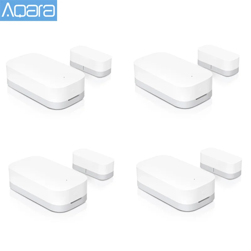 Aqara-Sensor de ventana de puerta Zigbee, conexión inalámbrica inteligente, minisensor de puerta, funciona con Mi App para teléfono Android IOS